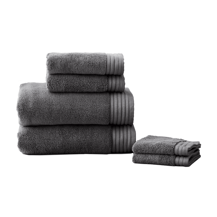 Dark Grey Bedding Bag Egyptian Cotton Bath Towel