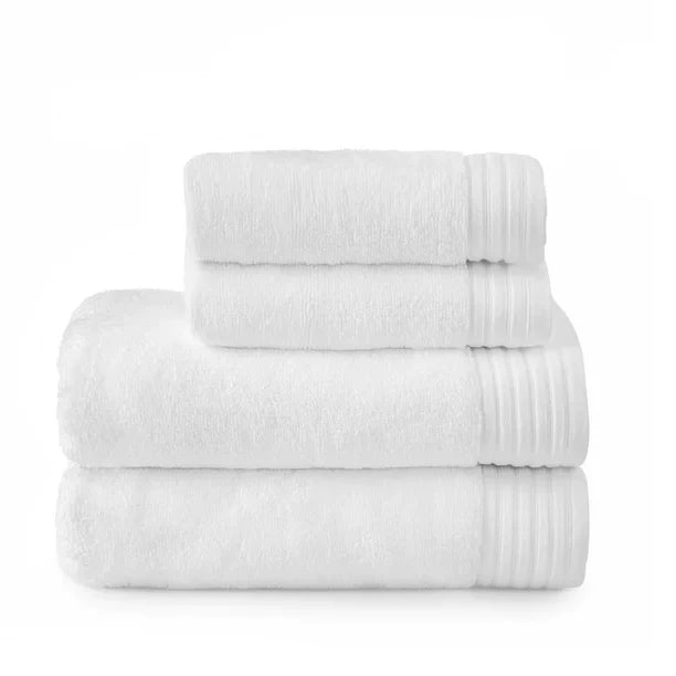 Egyptian Cotton Hand/Wash Towel Set Of 4 - White Image 1 